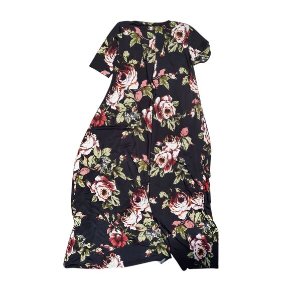 THE ZIG ZAG STRIPE Size Large Floral Maxi Dress - Picture 2 of 3